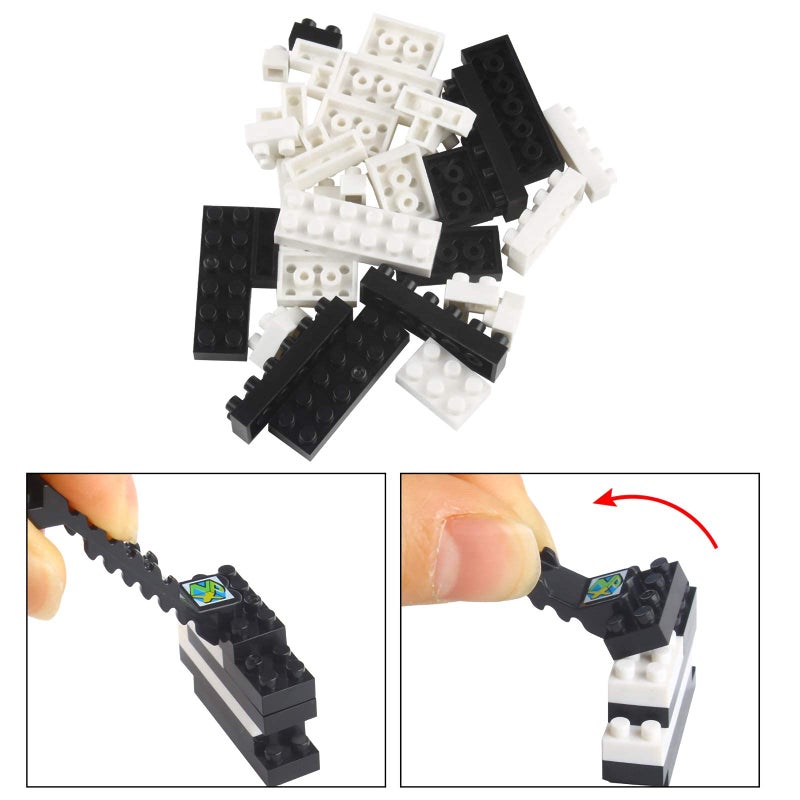 Larcele Micro Husky Dog Building Blocks Super Mini Pet Building Toy Bricks, 950 Pieces KLJM-02 (Husky) - Image 5